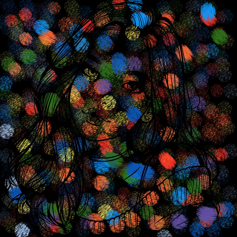 beautiful teenage woman realistic