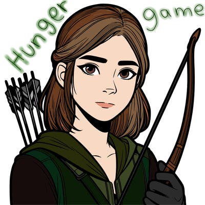 katnis from the hunger games