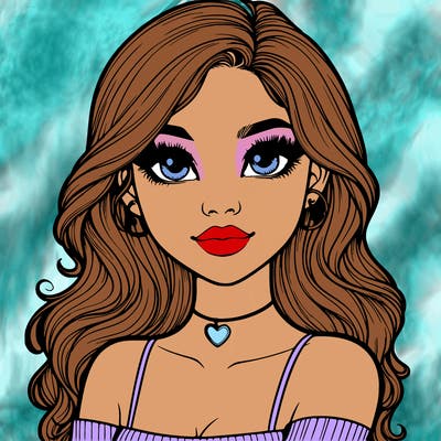 realistic pretty girl