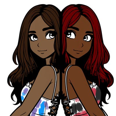 a realistic girl split