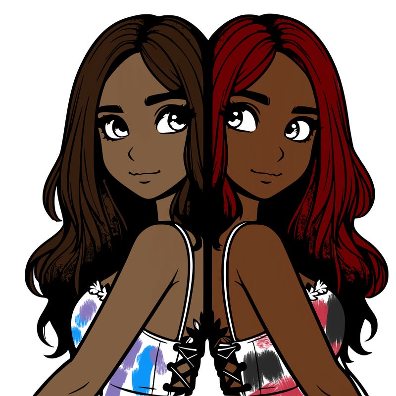 a realistic girl split