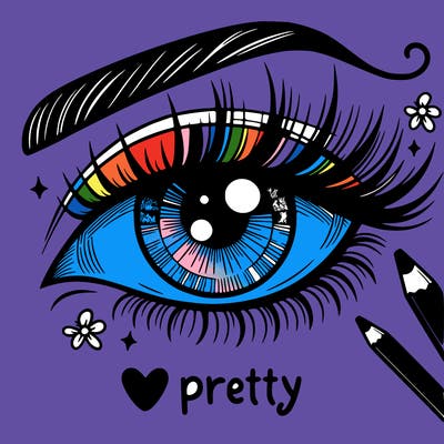 pretty eye