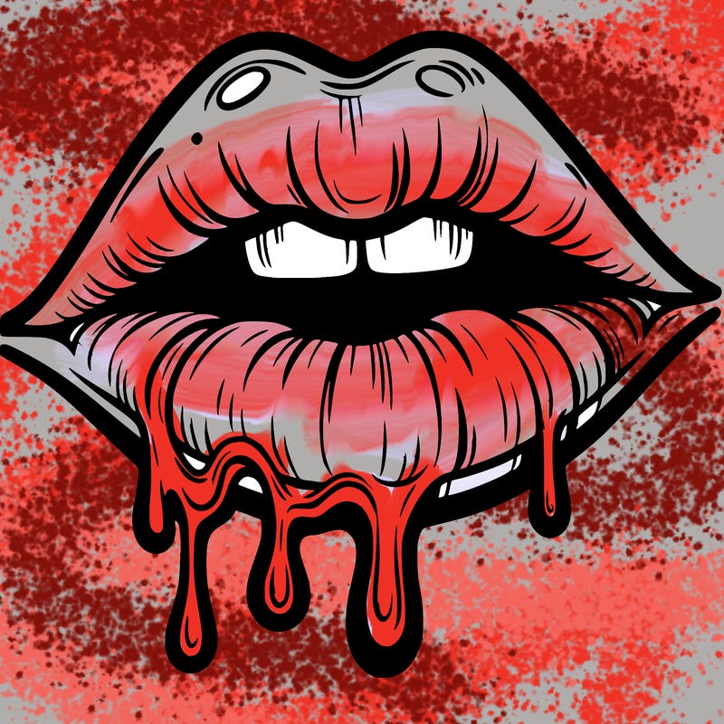 lips that look realistic and drip