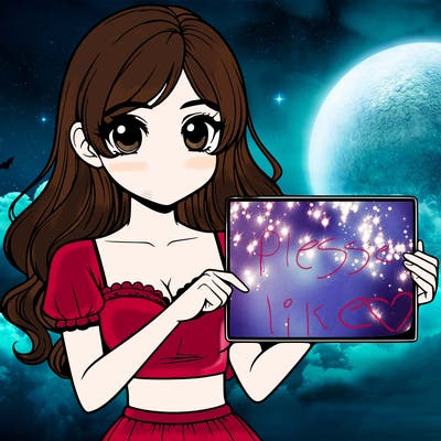 realistic pretty girl holding blank sign