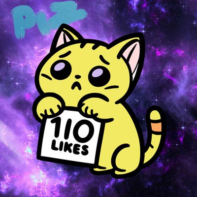 a cat begging for 10 likes