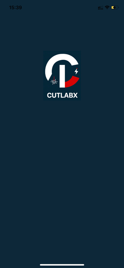 CutLabX - CutLabX app splash screen featuring the official logo for laser engraving software