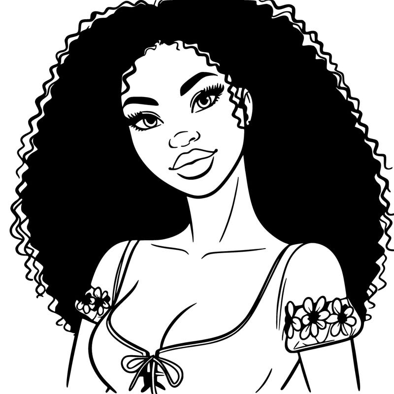 beautiful black woman