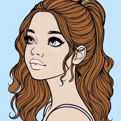 beautiful realistic girl