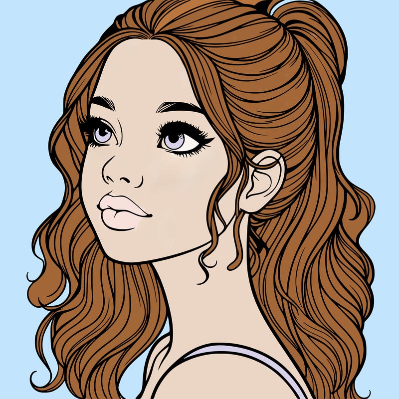 beautiful realistic girl