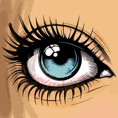 realistic eye