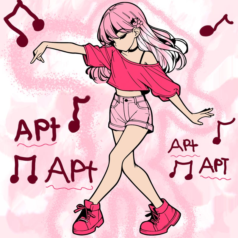 realistic girl danceing