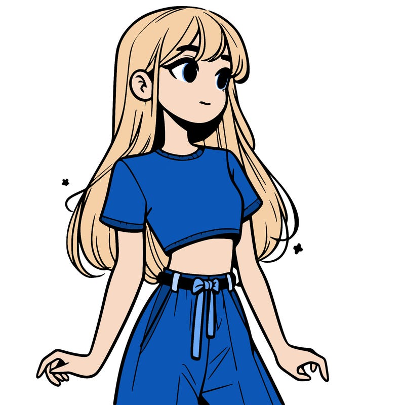 girl in a cute crop top