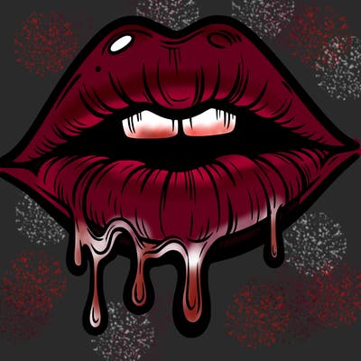 lips that look realistic and drip
