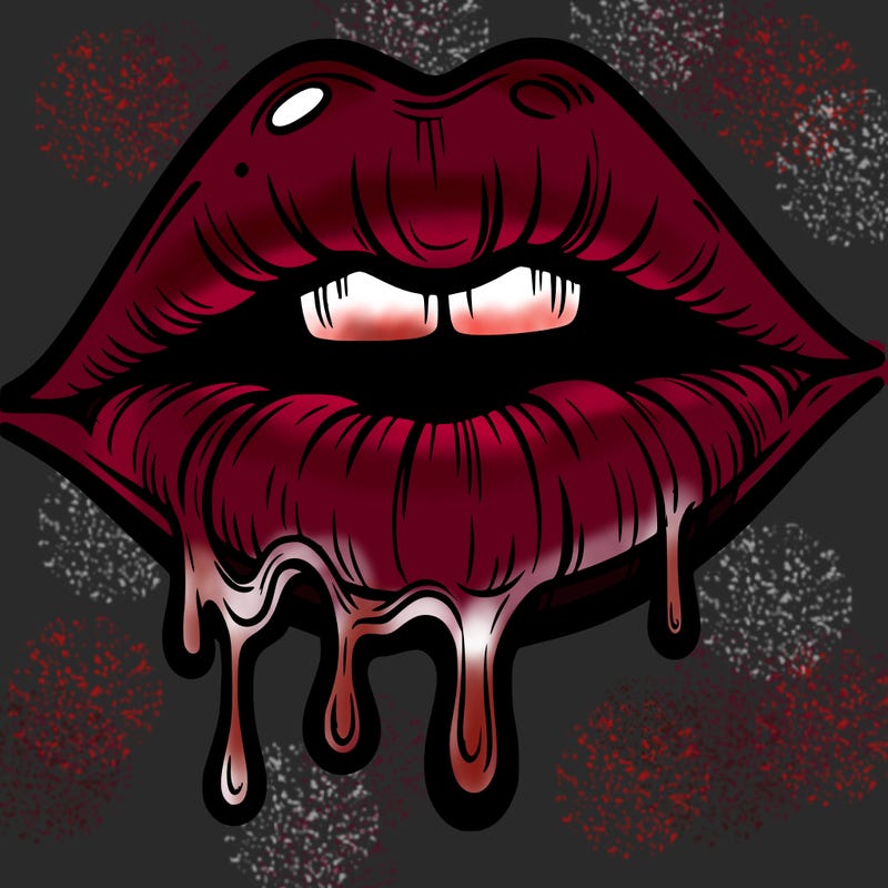 lips that look realistic and drip