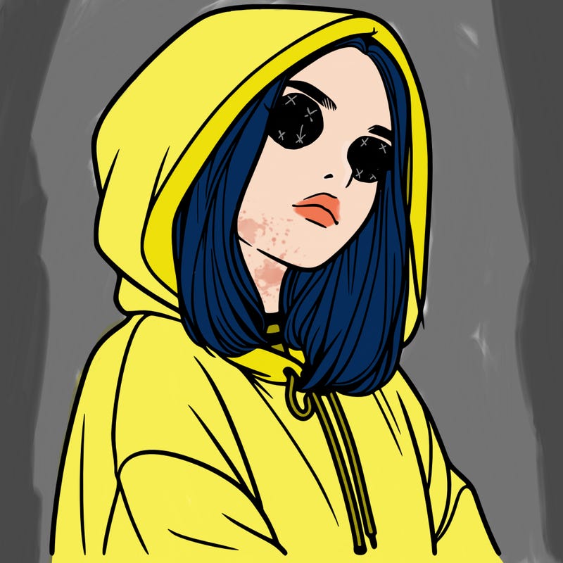a realistic girl in a hoodie