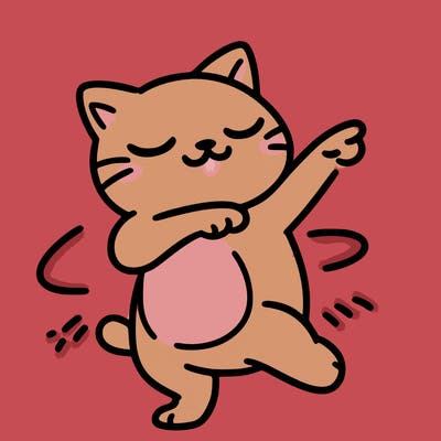 cat dancing