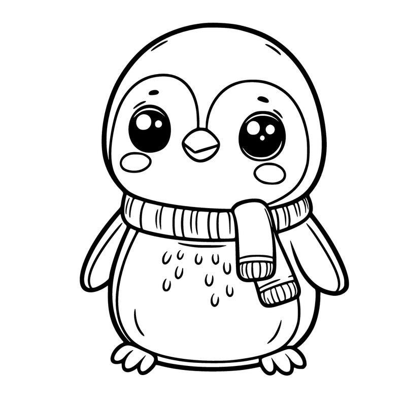 cute penguin