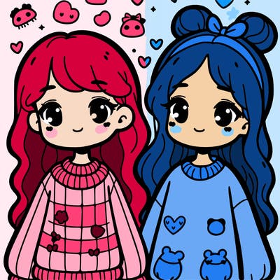 two girls