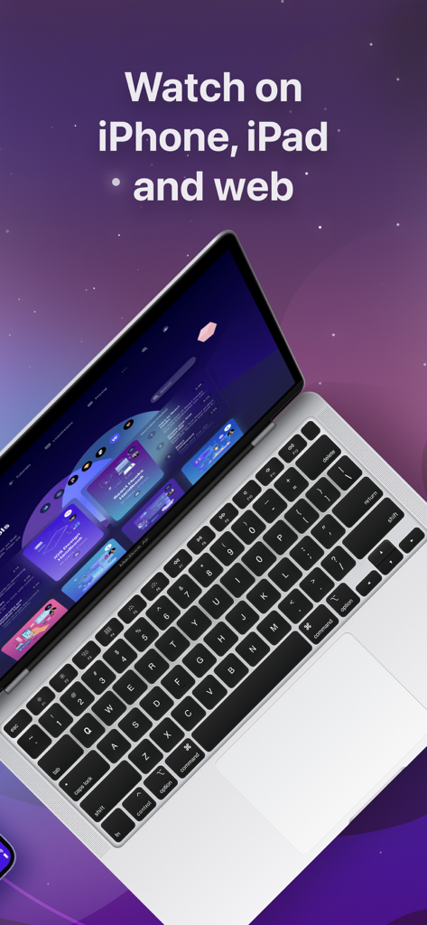 Design+Code - iPhone, iPad 및 웹에서 접근성을 강조하는 텍스트와 함께 Design+Code 인터페이스를 표시하는 노트북 화면