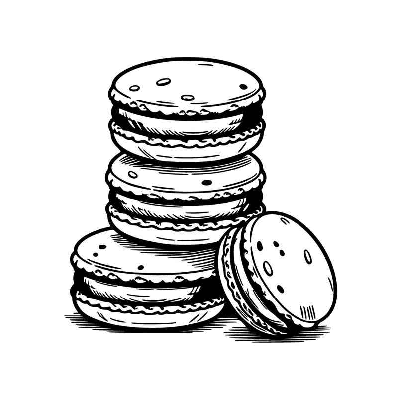 stack of macarons