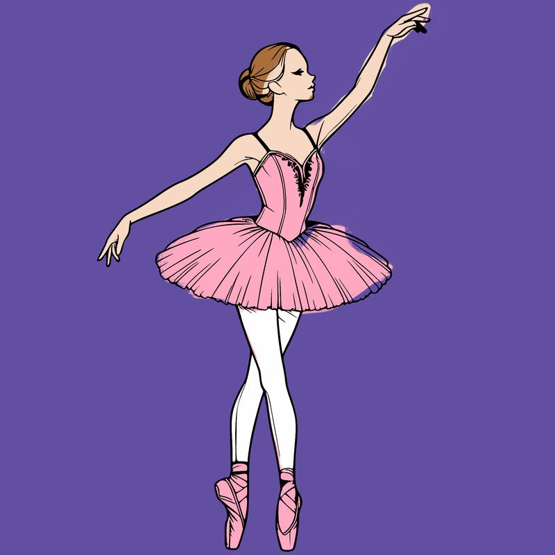 realistic ballerina