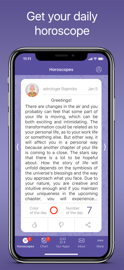 Daily Horoscope 2024 by Yodha - Yodhaアプリからの、本物の占星術師による毎日の星占い予測