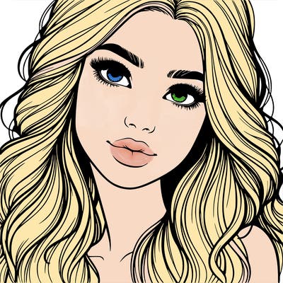 beautiful realistic girl