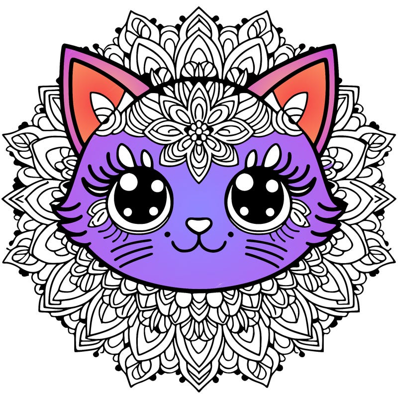 mandala cat
