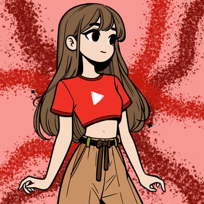 girl in a cute crop top