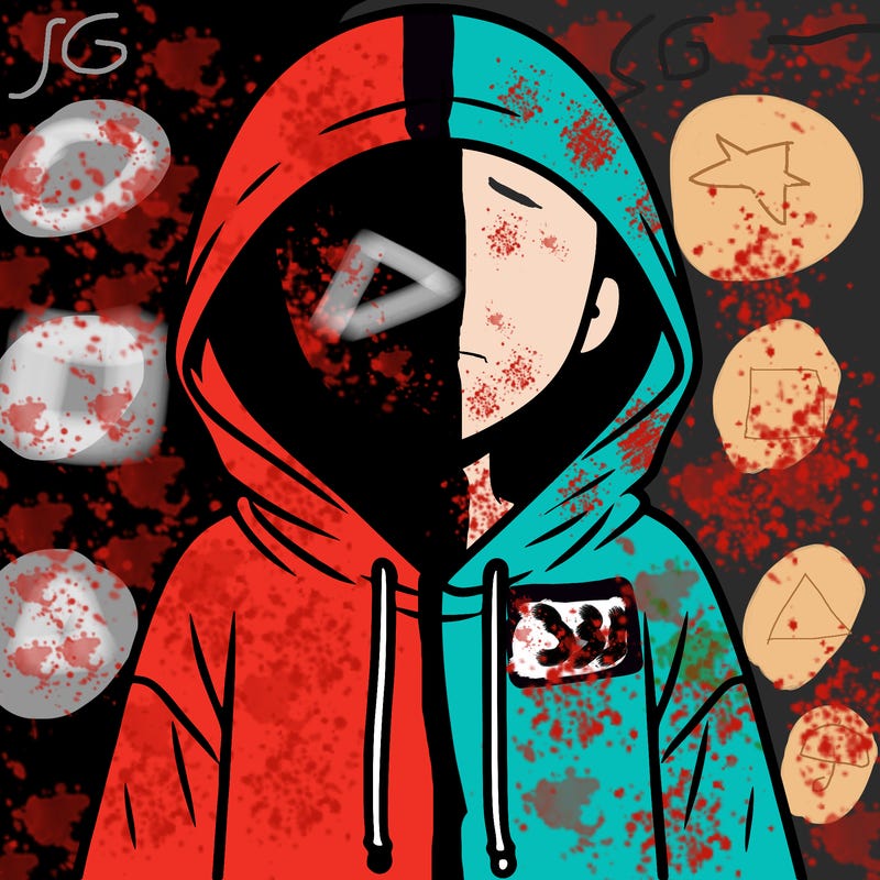 faceless girl in hoodie