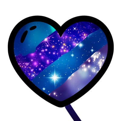 a blank heart