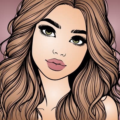 beautiful realistic girl