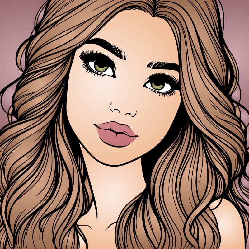 beautiful realistic girl