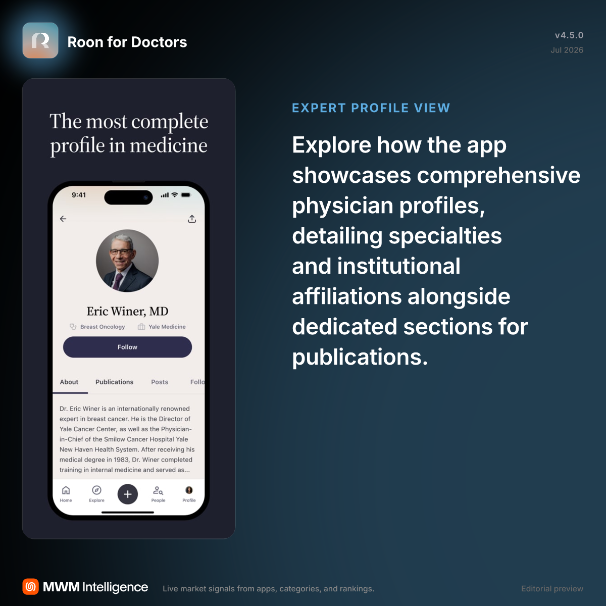 Roon for Doctors - Medical App | MWM