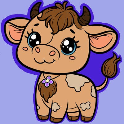 cute cow