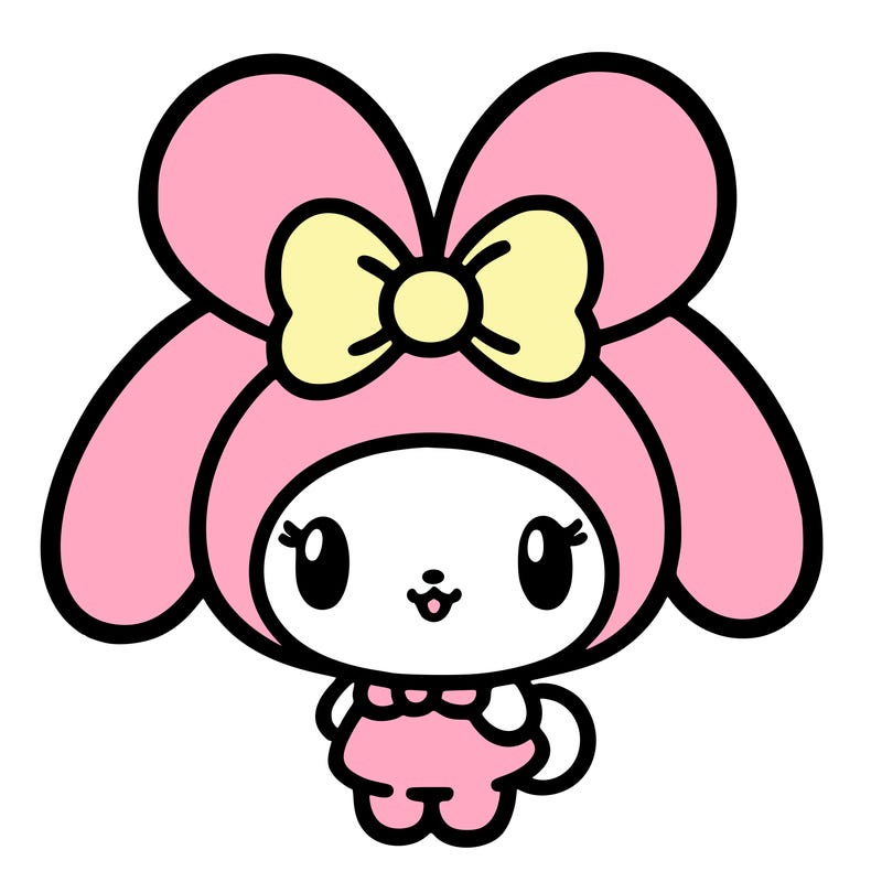 my melody from hello kitty
