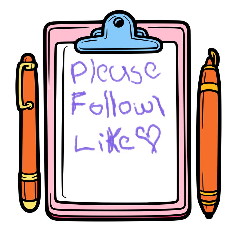 blank clip board with pen