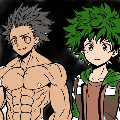 bakugo and deku