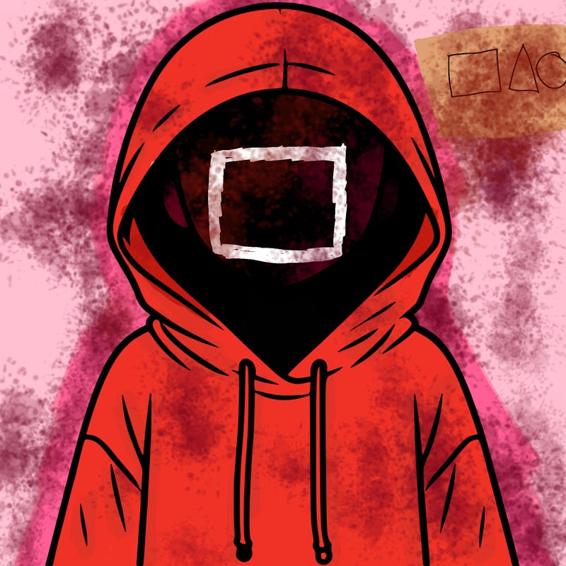 faceless girl in hoodie