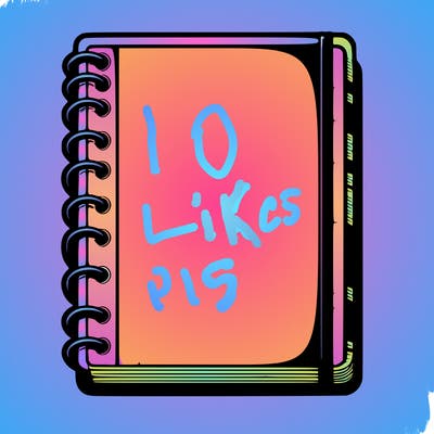 blank, realistic notebook