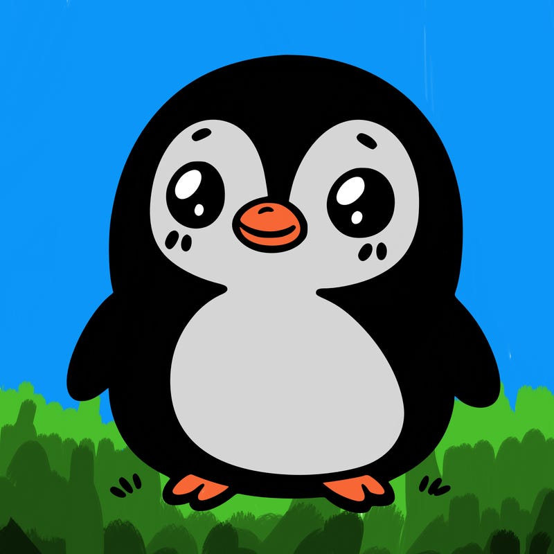 cute penguin