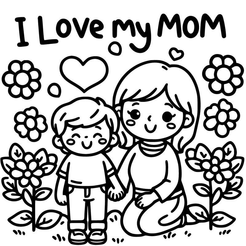 i love my mom