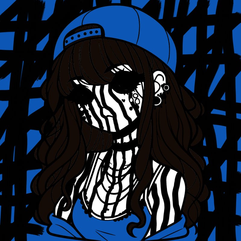 scene girl aesthetic