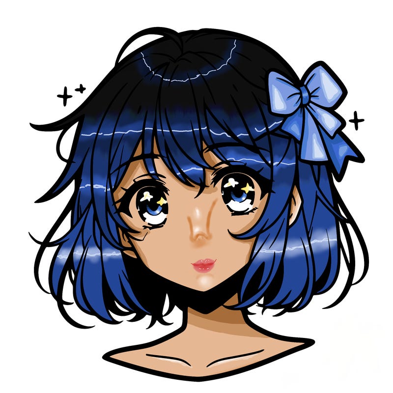 anime girl face