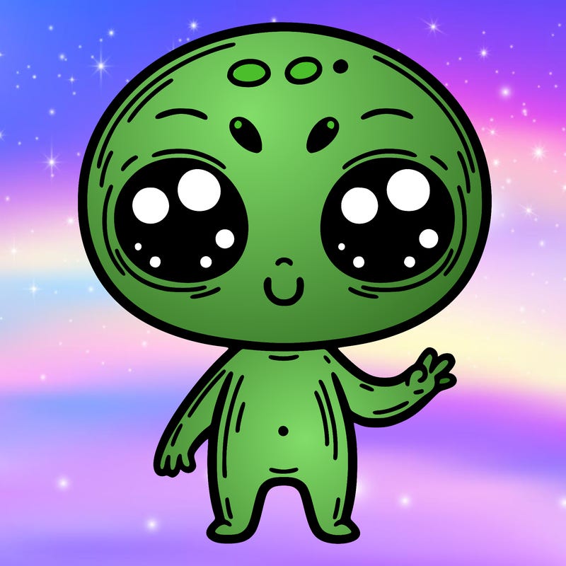 alien cute