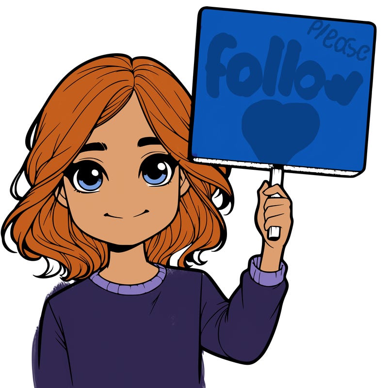 realistic girl holding up a sign