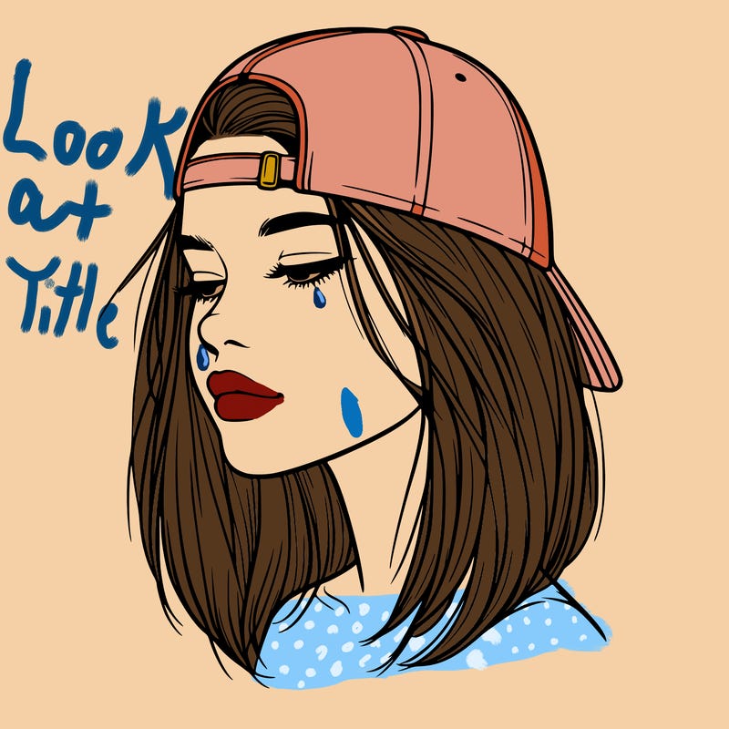 realistic  girl with a backwards hat