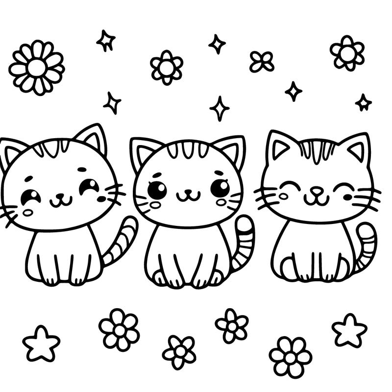 cute drawings of cats