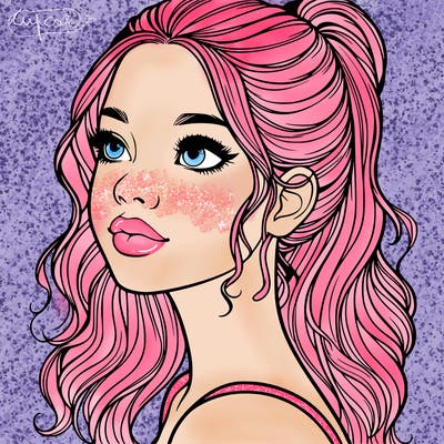 beautiful realistic girl