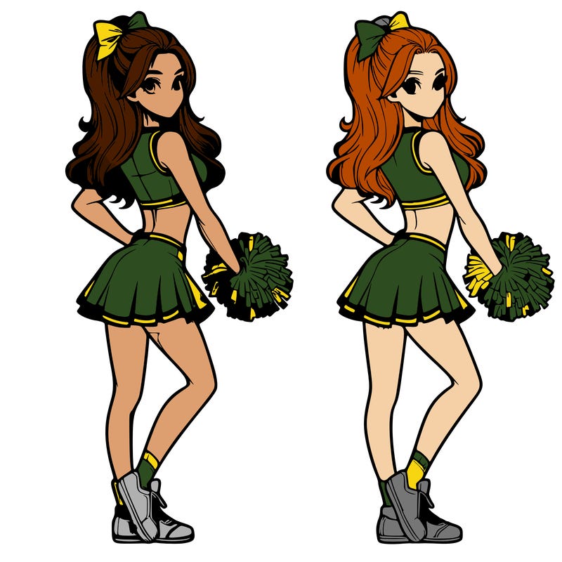 realistic cheerleader